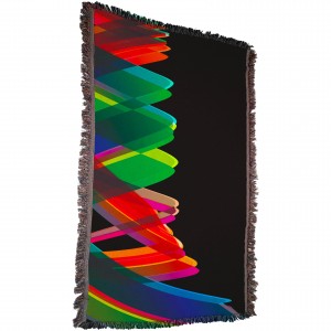 54" x 38" Dye Sublimated Jacquard Blanket
