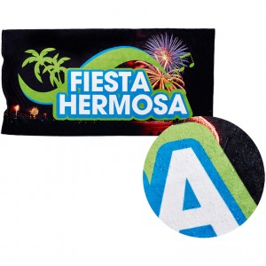 30" x 60" Dye Sublimated Microfiber Beach Towel